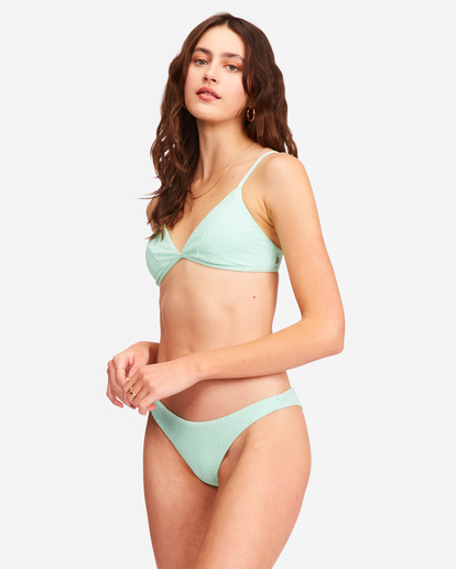 1 So Dazed Charlie Fixed Triangle Bikini Top Green ABJX300445 Billabong