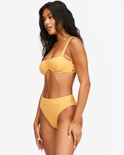 yellow bikini underwire