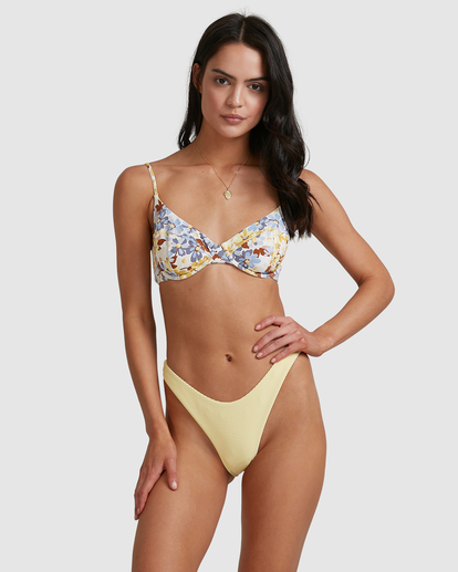 4 Hula Moon Nova Bra Bikini Top White ABJX300471 Billabong