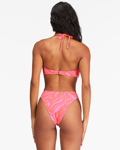 3 She's A Trip Ruched Bandeau Bikini Top  ABJX300692 Billabong
