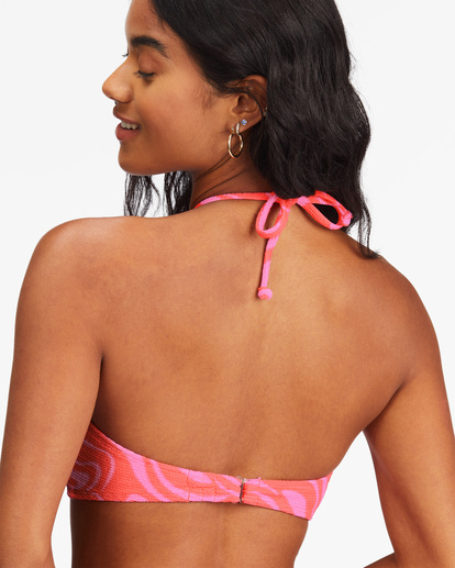 6 She's A Trip Ruched Bandeau Bikini Top  ABJX300692 Billabong