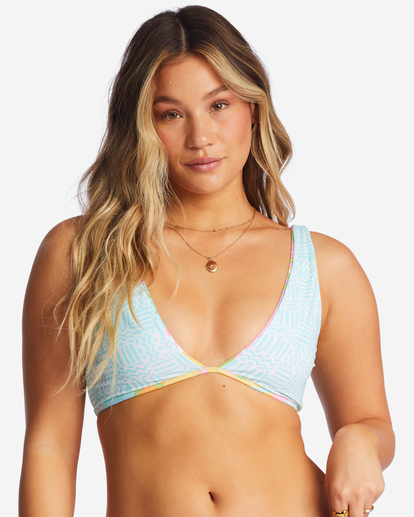 3 Dreamland Reversible Tank Bikini Top Multicolor ABJX300707 Billabong