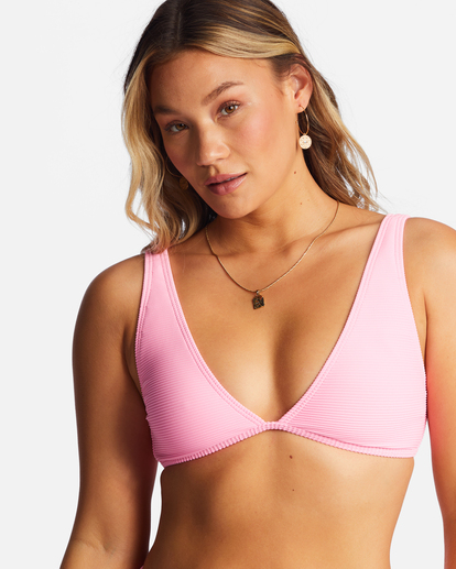 5 Tanlines Ava - Top de bikini deportivo para Mujer Rosa ABJX300765 Billabong