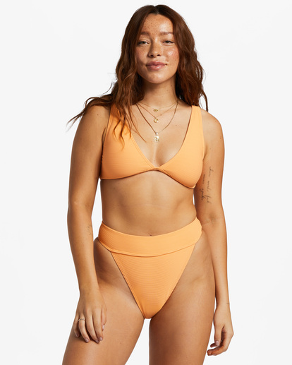 6 Tanlines Ava Tank Bikini Top Orange ABJX300765 Billabong