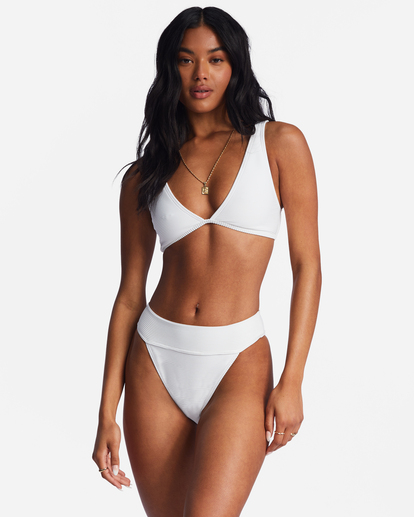 0 Tanlines Ava Tank Bikini Top White ABJX300765 Billabong