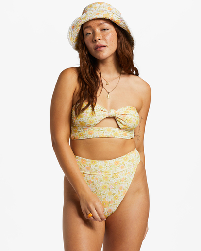 4 Sun Worshipper Tanlines Bandeau Bikini Top Multicolor ABJX300775 Billabong