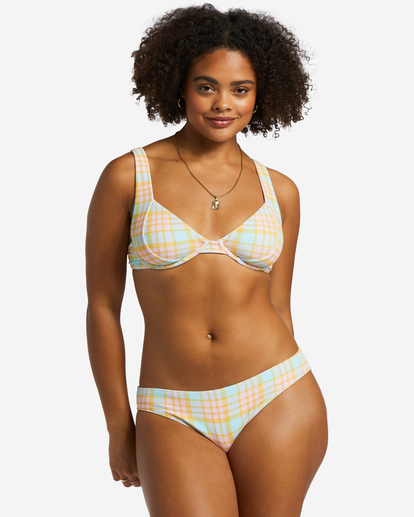 4 Check Please Emma Underwired Bikini Top Multicolor ABJX300806 Billabong