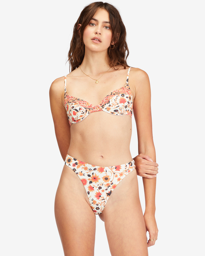 3 Swept Away Havana Reversible Bikini Bottoms Multicolor ABJX400601 Billabong