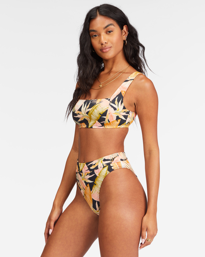 1 Wave Tribe Maui Rider Bikini Bottoms Black ABJX400606 Billabong