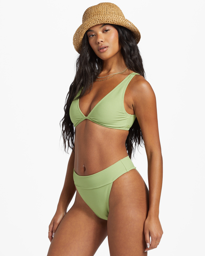 2 Tanlines Aruba - Mutandina bikini da Donna Verde ABJX400768 Billabong