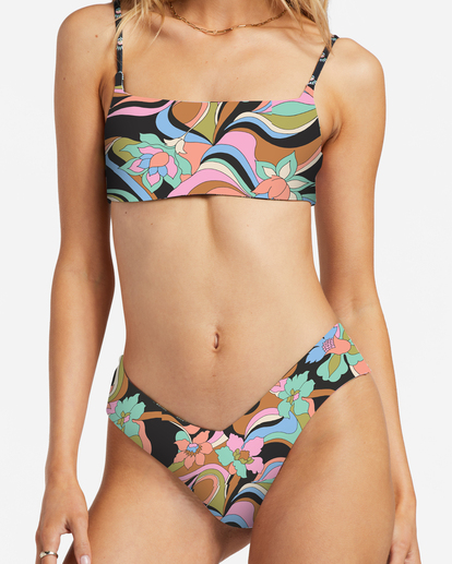 3 Dont Trip Fiji Reversible Skimpy Bikini Bottoms Black ABJX400799 Billabong