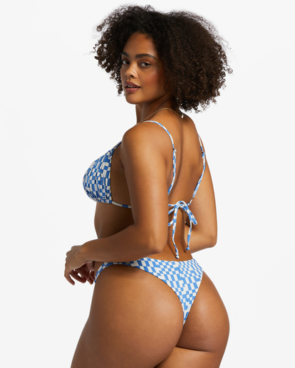 6 Out Of The Blue Maya - Bikinibroekje met minibedekking voor Dames Blue ABJX400806 Billabong