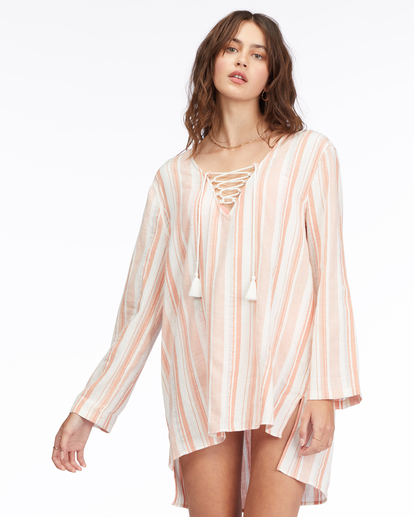 0 Blue Skies Mini Beach Cover-Up Pink ABJX600192 Billabong