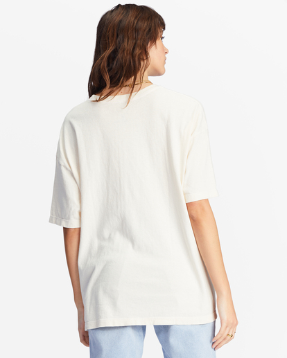 2 Golden Coast Oversized Graphic Boyfriend T-Shirt White ABJZT01008 Billabong