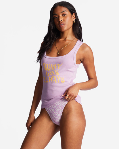 1 Sunny Days Tank Top Purple ABJZT01038 Billabong