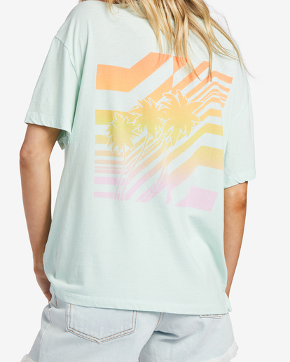 3 Good Tides Oversized T-Shirt Green ABJZT01151 Billabong