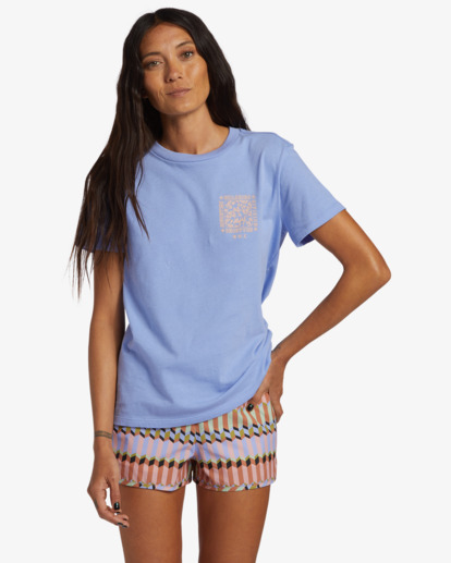 blue and white t shirt women's
