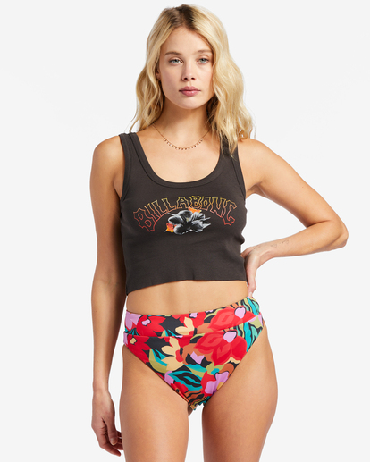 0 Kamea Lava Arch Cropped Tank Top Black ABJZT01238 Billabong