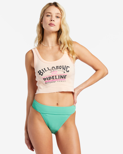 0 Pro Pipeline Cropped Tank Top Pink ABJZT01242 Billabong