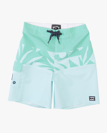 0 Boys' (2-7) Tribong Pro Boardshorts 13" Green ABTBS00124 Billabong