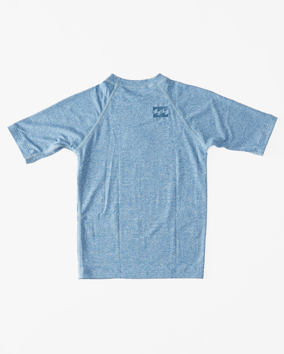 1 Boys' (2-7) All Day Unity Performance Fit Short Sleeve Rashguard Blue ABTWR00116 Billabong