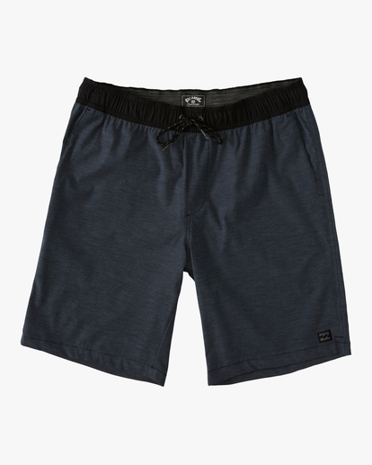 0 Boys' (2-7) Crossfire Elastic Waist Shorts 13" Blue ABTWS03001 Billabong