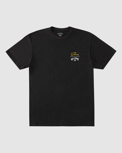 0 Boys' (2-7) The Simpsons Family Couch Organic Short Sleeve T-Shirt Black ABTZT00178 Billabong