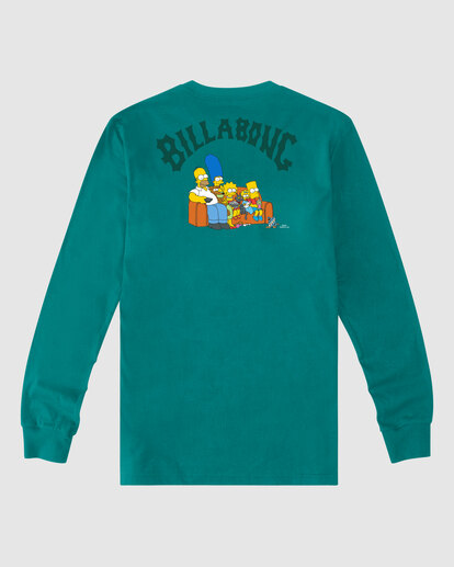 1 Boys' (2-7) The Simpsons Family Couch Organic Long Sleeve T-Shirt  ABTZT00184 Billabong