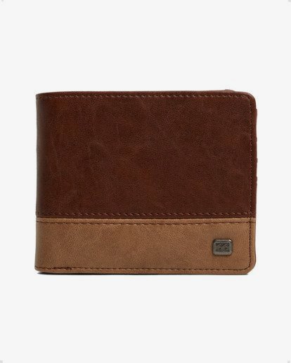 6 Dimension Bi-Fold Wallet Brown ABYAA00153 Billabong