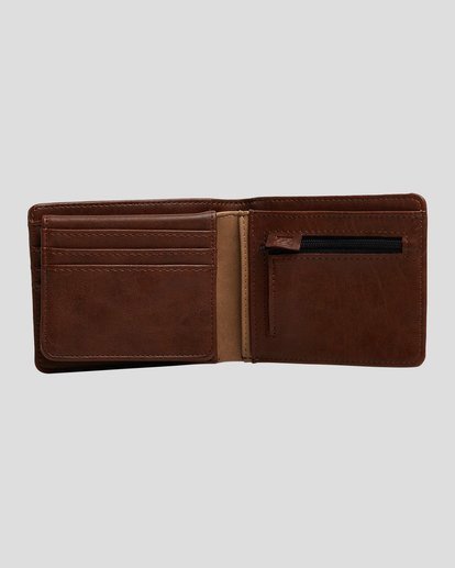 3 Dimension Bi-Fold Wallet Brown ABYAA00153 Billabong