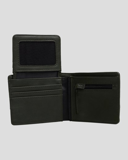 4 Dimension Bi-Fold Wallet Green ABYAA00153 Billabong