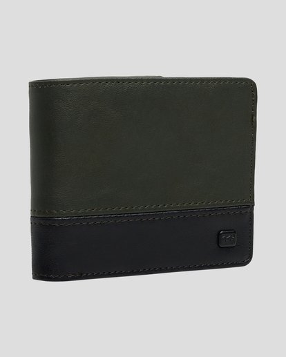 1 Dimension Bi-Fold Wallet Green ABYAA00153 Billabong