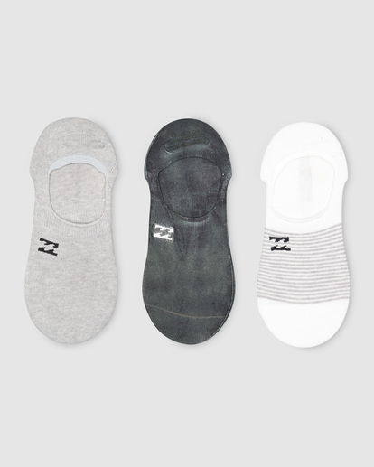 0 All Day Tie-Dye No-Show Socks Black ABYAA00170 Billabong