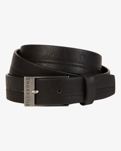 0 Dimension Faux Leather Belt Black ABYAA00225 Billabong