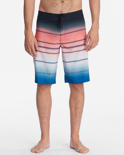 2 All Day Stripe Pro Boardshorts 21" Red ABYBS00111 Billabong