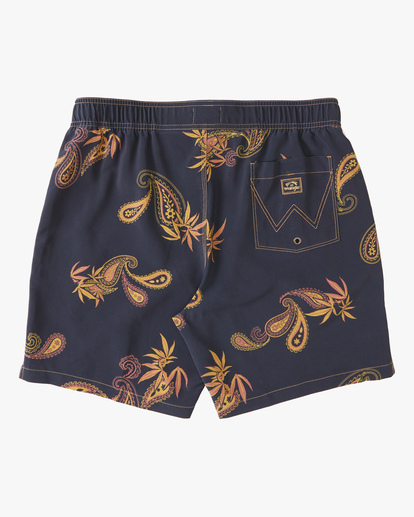 2 Wrangler Hazy Paisley Layback Boardshorts 17"  ABYBS00197 Billabong