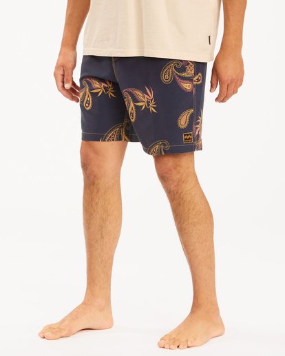 4 Wrangler Hazy Paisley Layback Boardshorts 17"  ABYBS00197 Billabong