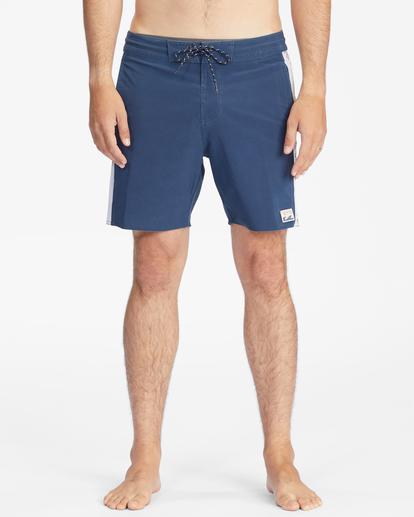 4 D Bah Lo Tide Boardshorts 18" Blue ABYBS00247 Billabong