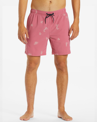 2 Sundays Layback Boardshorts 17" Pink ABYBS00253 Billabong