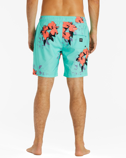 4 Sundays Layback Boardshorts 17" Blue ABYBS00253 Billabong