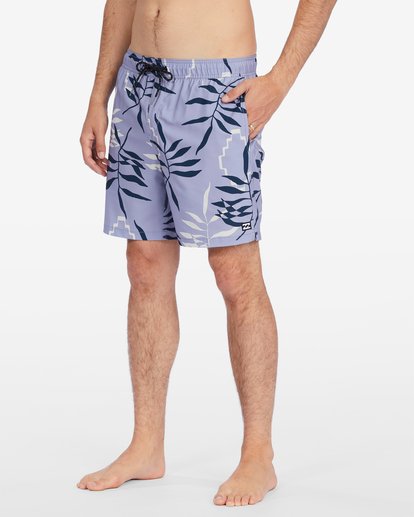 4 Sundays Layback Boardshorts 17" Purple ABYBS00253 Billabong