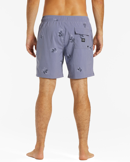 4 Sundays Layback Boardshorts 17" Purple ABYBS00253 Billabong