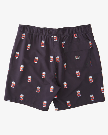 1 The Simpsons Duff Layback Boardshorts 17" Black ABYBS00298 Billabong