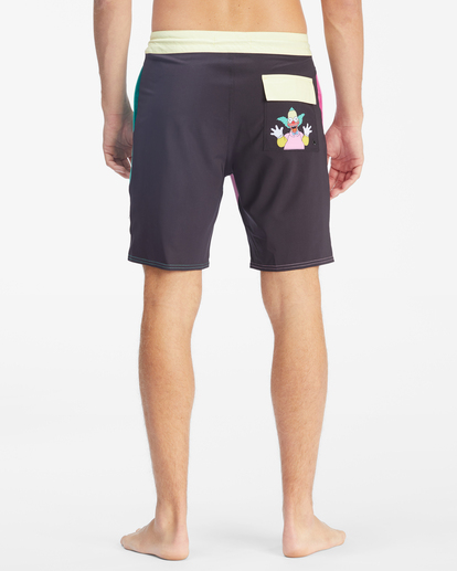 5 The Simpsons Krusty Lo Tide Boardshorts 19" Black ABYBS00299 Billabong