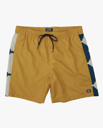 0 D Bah Layback Boardshorts 17" Yellow ABYBS00304 Billabong