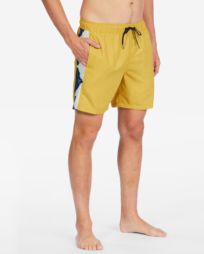 4 D Bah Layback Boardshorts 17" Yellow ABYBS00304 Billabong