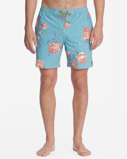 6 Wrangler Bloom Layback Boardshorts 17"  ABYBS00313 Billabong