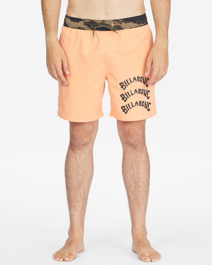 2 Offcuts Melon Layback Boardshorts 17"  ABYBS00332 Billabong