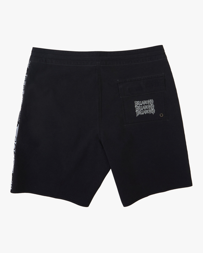 3 D Bah Lo Tide Boardshorts 18" Black ABYBS00347 Billabong