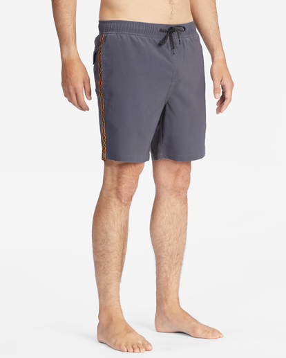 4 All Day Pigment Layback Boardshorts 17" Black ABYBS00362 Billabong
